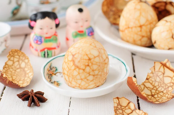 Huevos de té chino — Foto de Stock