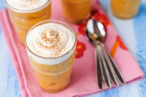 Pumpkin Banana Souffle — Stock Photo, Image