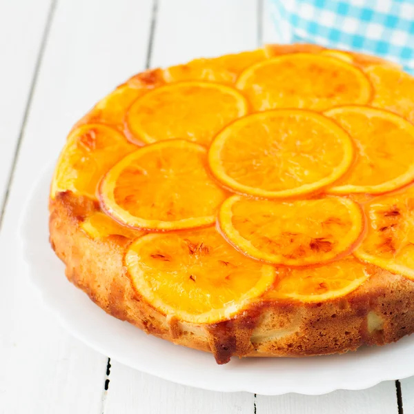 Gâteau orange à l'envers — Photo