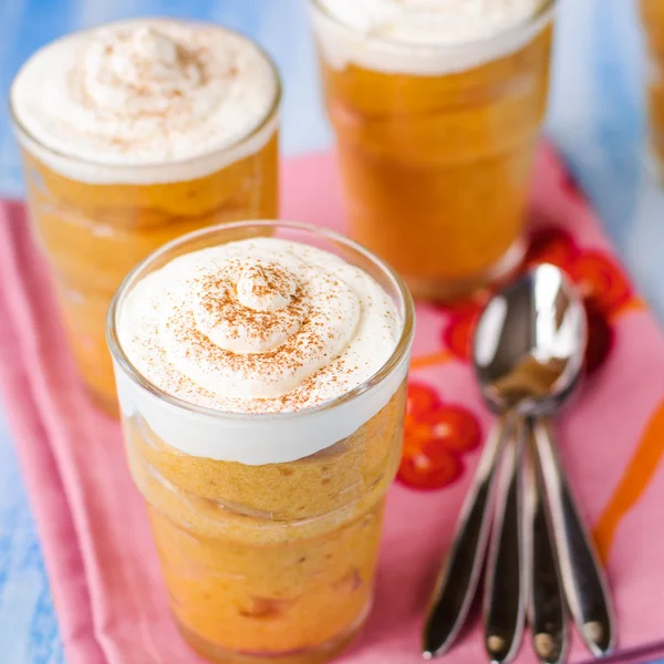 Souffle de banana de abóbora — Fotografia de Stock