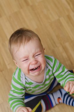 Crying baby boy