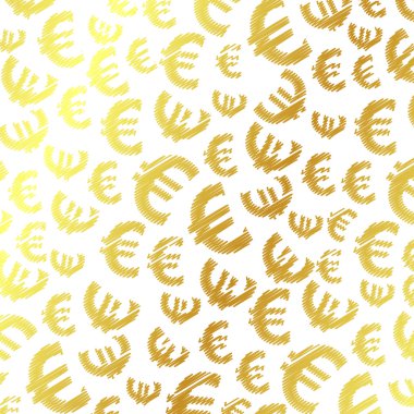 Altın euro arka plan