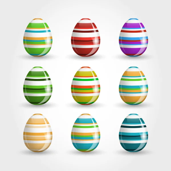 Easter eggs — Stock Vector