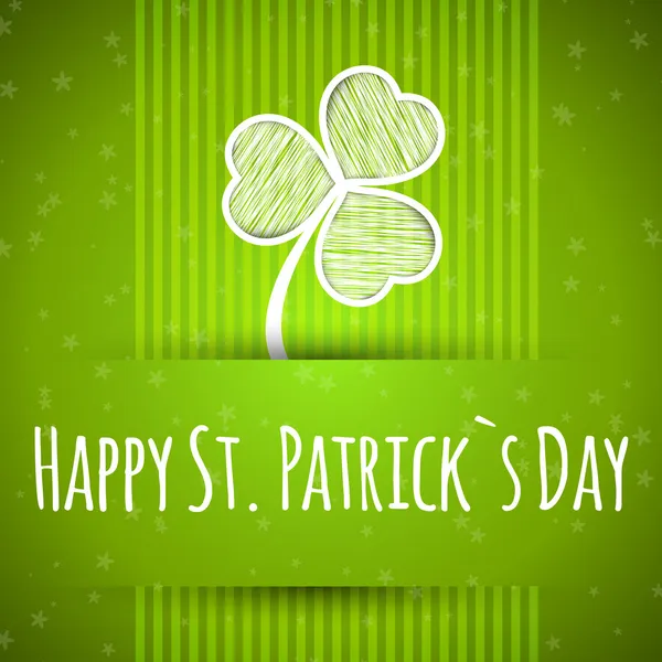 Patricks day card — Stock Vector