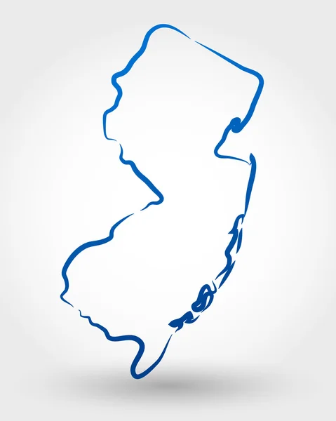 New Jersey — Stok Vektör