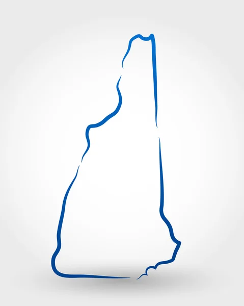 New Hampshire — Stockvector