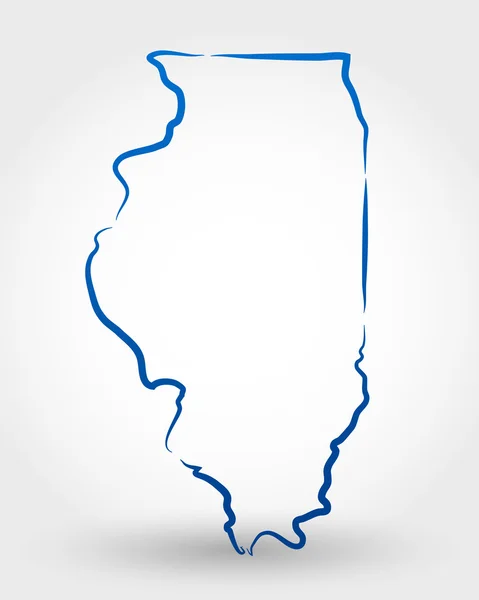 Illinois. — Vector de stock