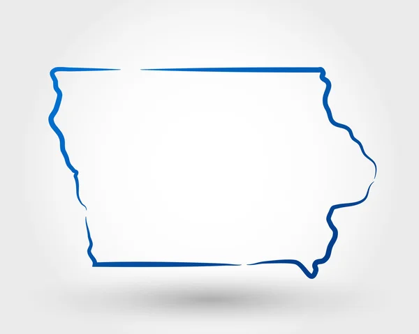 Iowa — Image vectorielle