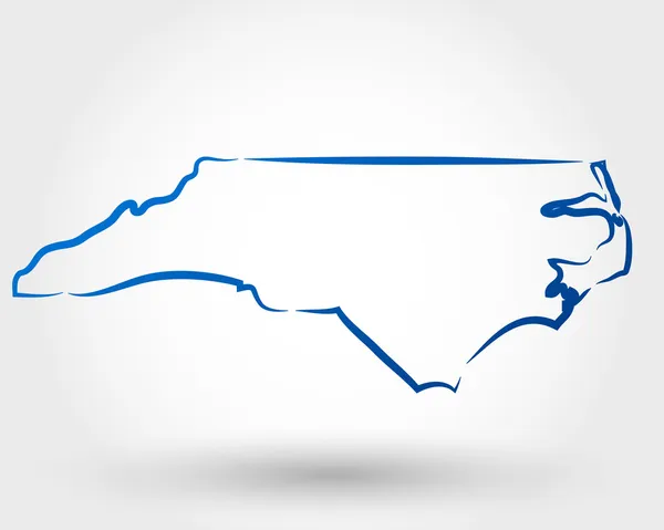 North Carolina — Stockvector