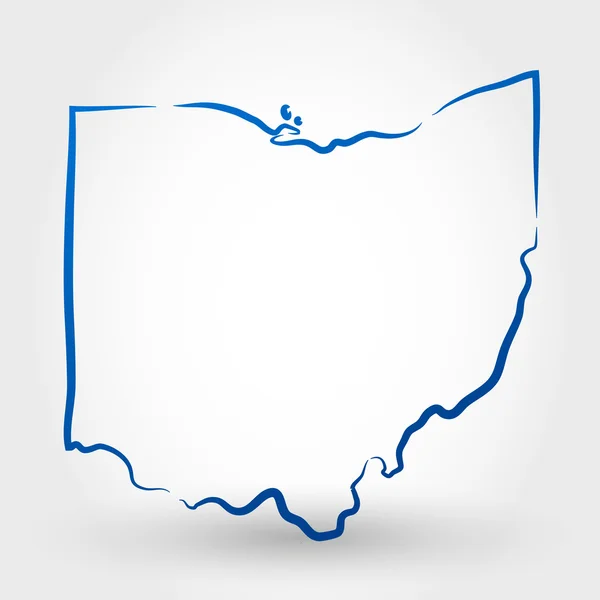 Ohio — Vector de stock