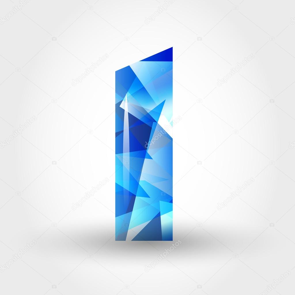 blue crystalline number 1