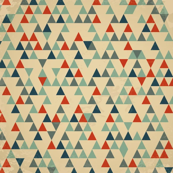 Fondo retro triangular — Vector de stock