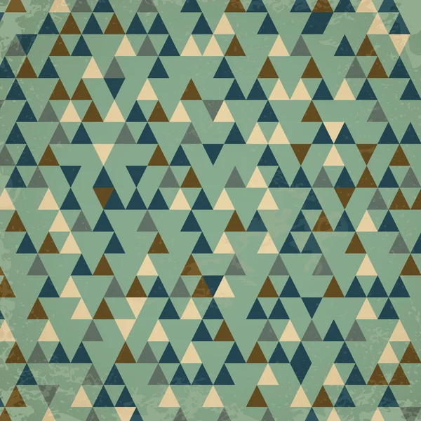 Fondo triangular retro frío — Vector de stock