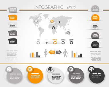 mundo gris y naranja redondo infpgraphic