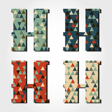Retro harf h