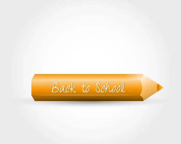 Pencil back to school — Stock Vector