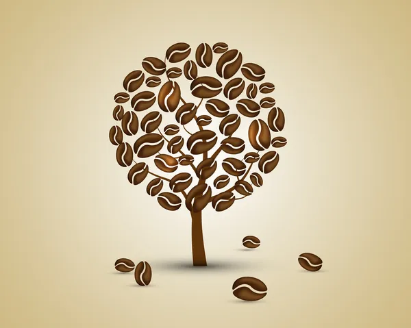 Koffie tree — Stockvector