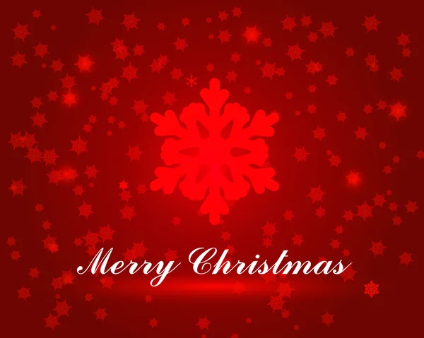 Joyeux Noël rouge — Image vectorielle