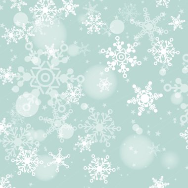 Mavi Noel yağan kar
