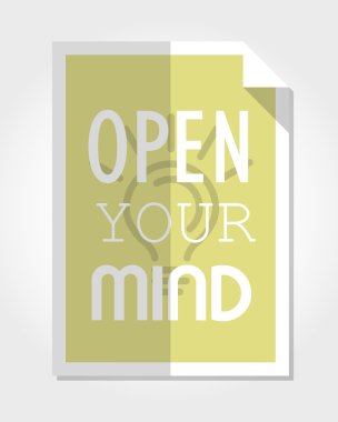 Modern motivasyonel poster