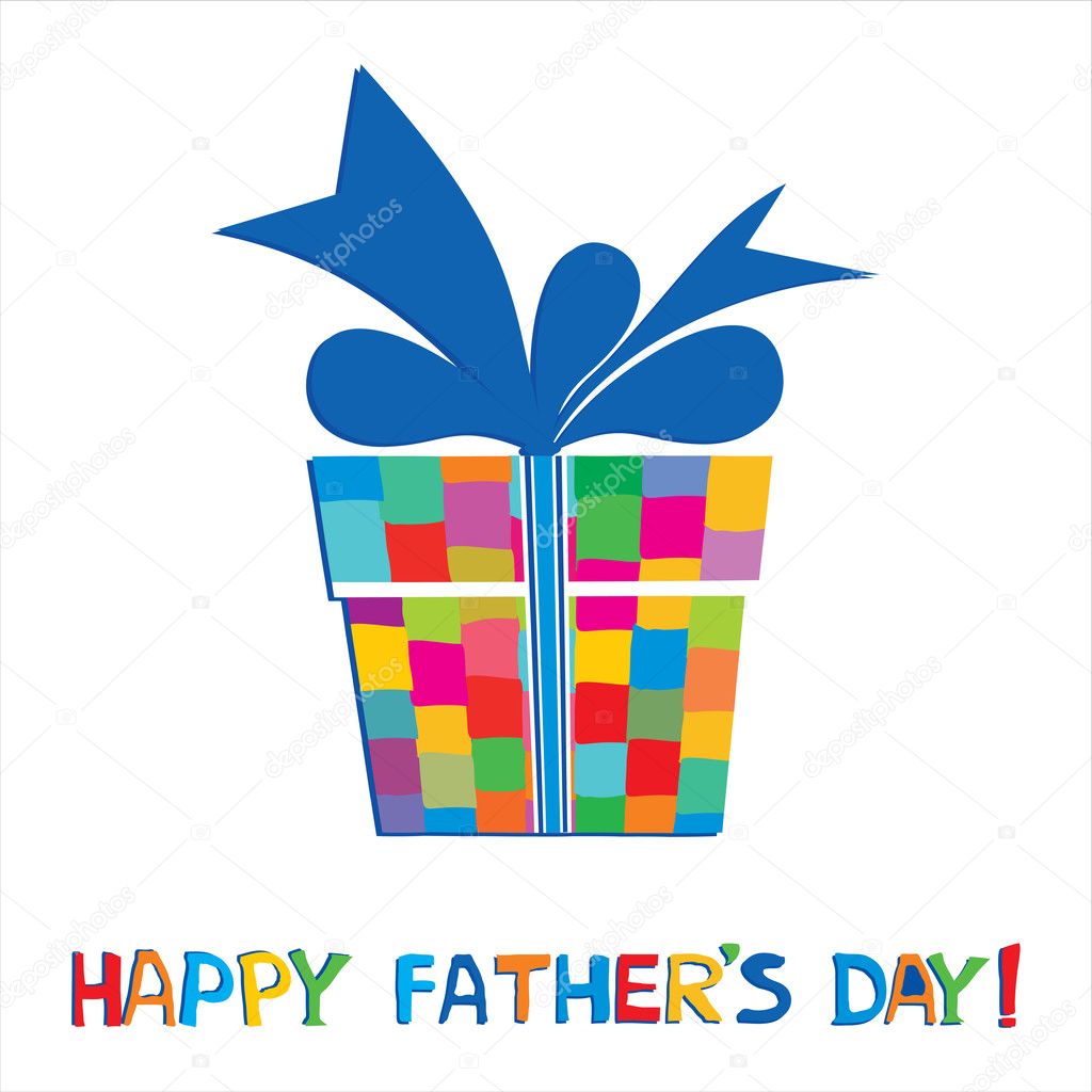 Happy father's day greeting card