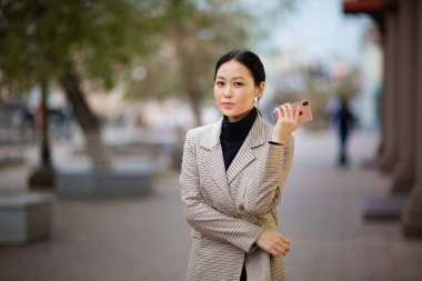 a beautiful girl dreams of a bright future