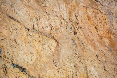 Quarry extraction of silicon. Minerals. Stone texture