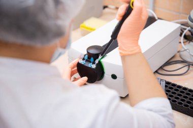 Medical equipment. Blood test. Detection of coronavirus