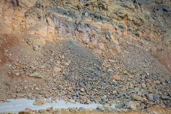 Quarry Extraction Silicon Minerals Stone Texture — Φωτογραφία Αρχείου