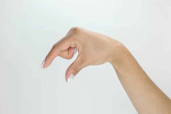 Finger Spelling Alphabet American Sign Language Asl Letter — Stock Photo, Image