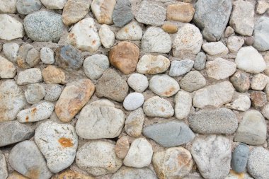 a stone wall of large stones. the texture of the stones