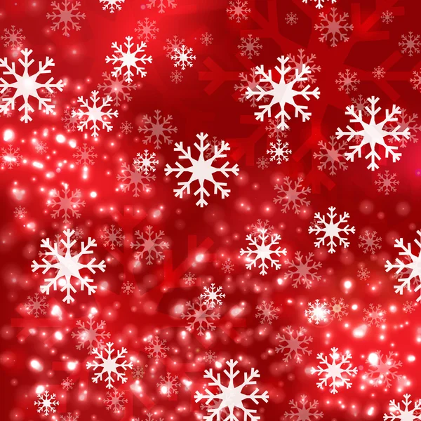 Red Christmas background in elegant style — Stock Vector