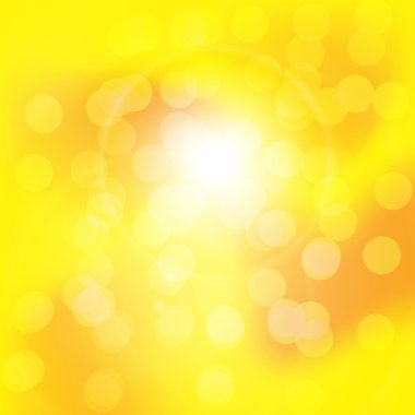 abstract background with orange sun rays clipart