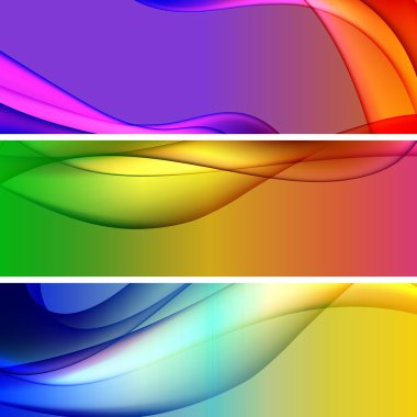 Vectors - Colorful Web Banners Backgrounds