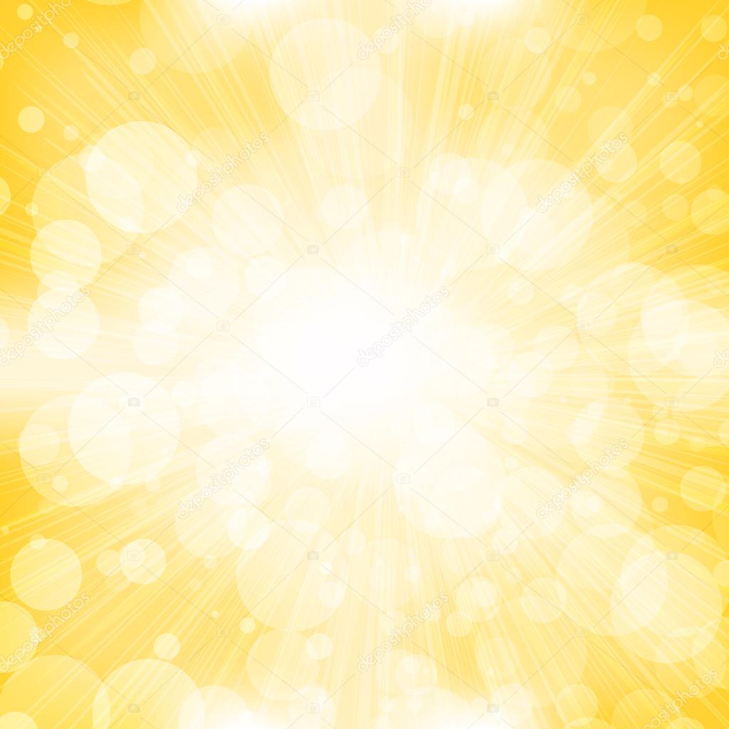 Abstract background with orange sun rays