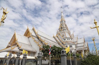 Chachoengsao, Thailand - December 29, 2021: Wat Sothonwararam is a temple in Chachoengsao Province. It was built in the late Ayutthaya period.