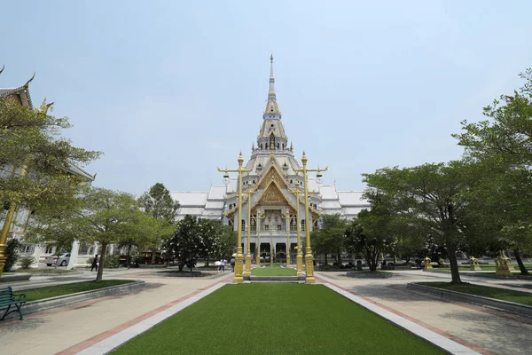 Chachoengsao Tailandia Abril 2022 Wat Sothonwararam Templo Provincia Chachoengsao Fue — Foto de Stock