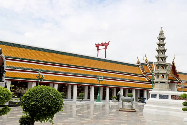 Bangkok Thailand July 2022 Wat Suthat Thepwararam Ratchaworahawihan Famous Buddhist — Stock Photo, Image