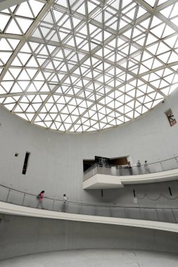 Nagasaki, Japan - July 20, 2022: Nagasaki Atomic Bomb Museum, the Museum is a remembrance to the atomic bombing of Nagasaki by the United States of America.