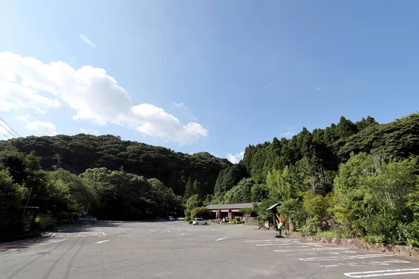 Beppu Japan July 2022 Jigoku Meguri Hot Spring Famous Landmark — Foto de Stock