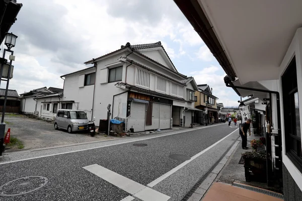 Beppu Japan July 2022 Mamedamachi Shopping Street Walking Path Filled — Zdjęcie stockowe