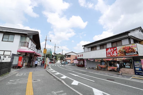 Fukuoka Japan July 2022 Shopping Street Dazaifu Nearly Tenmengu Shrine — Stock fotografie