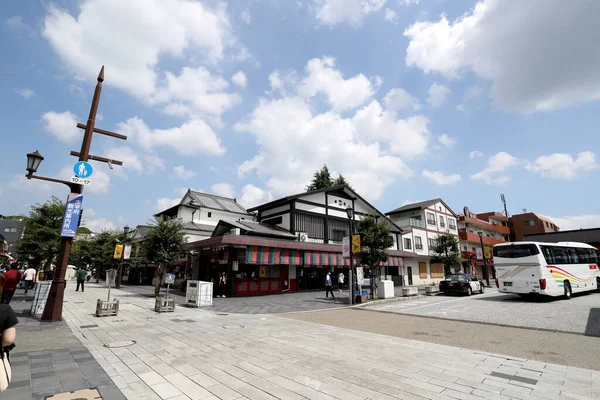 Fukuoka Japan July 2022 Shopping Street Dazaifu Nearly Tenmengu Shrine — Stock fotografie