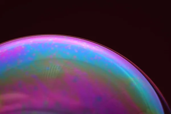 Abstact Element Soap Bubble Dark Background — Stock Fotó