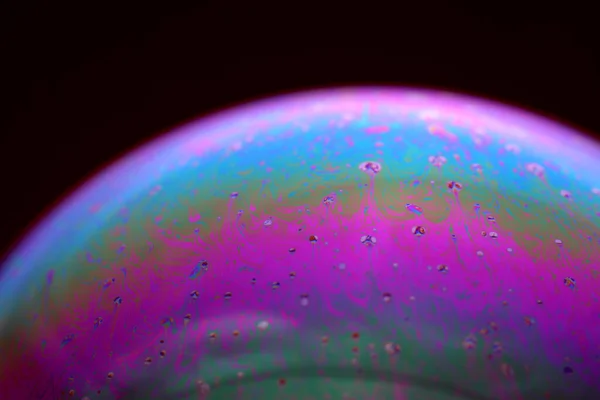 Abstact Element Soap Bubble Dark Background — Stock Photo, Image