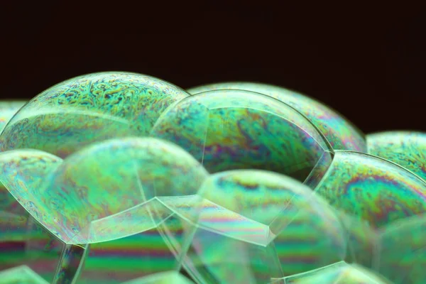 Abstact Element Soap Bubble Dark Background — Zdjęcie stockowe