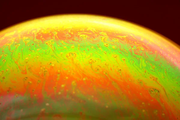 Abstact Element Soap Bubble Dark Background — Stock Fotó