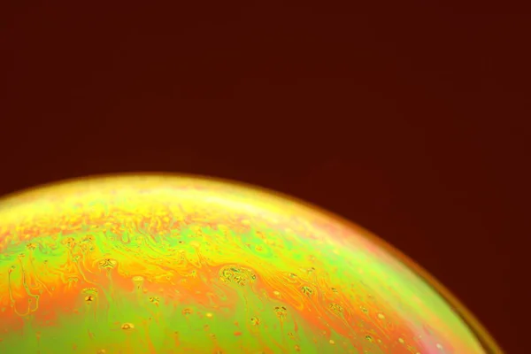 Abstact Element Soap Bubble Dark Background — Stock Photo, Image