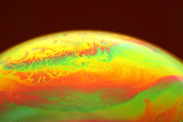 Abstact Element Soap Bubble Dark Background — Φωτογραφία Αρχείου