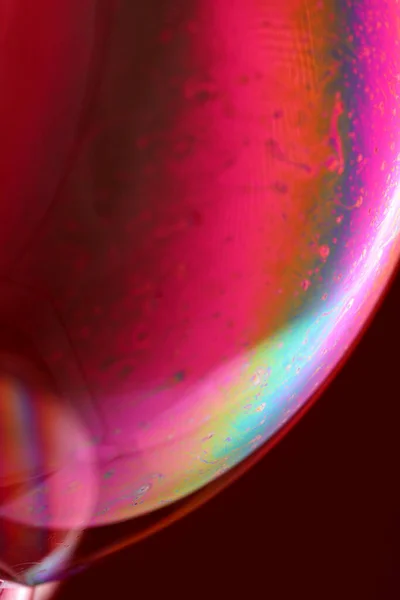 Abstact Element Soap Bubble Dark Background — Photo